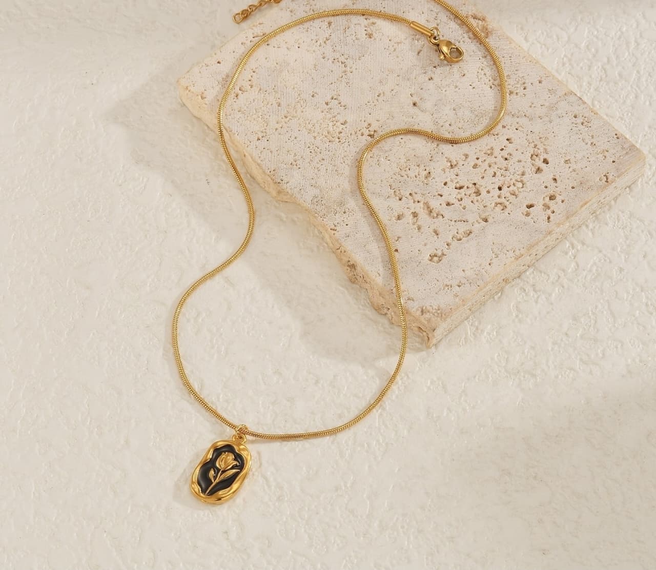 Black Rose Necklace