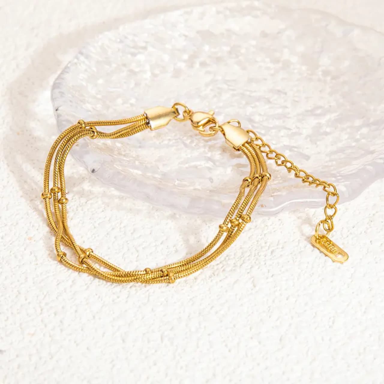 Three Layer Ball Bracelet