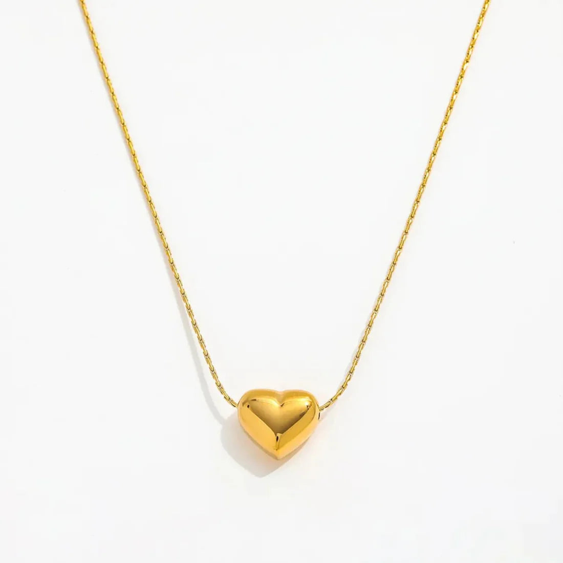 Heart Lean Chain Necklace