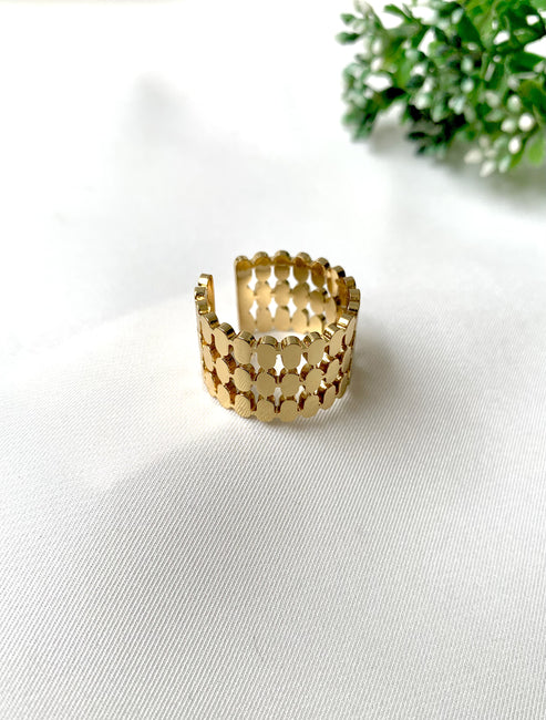Golden Loop Ring