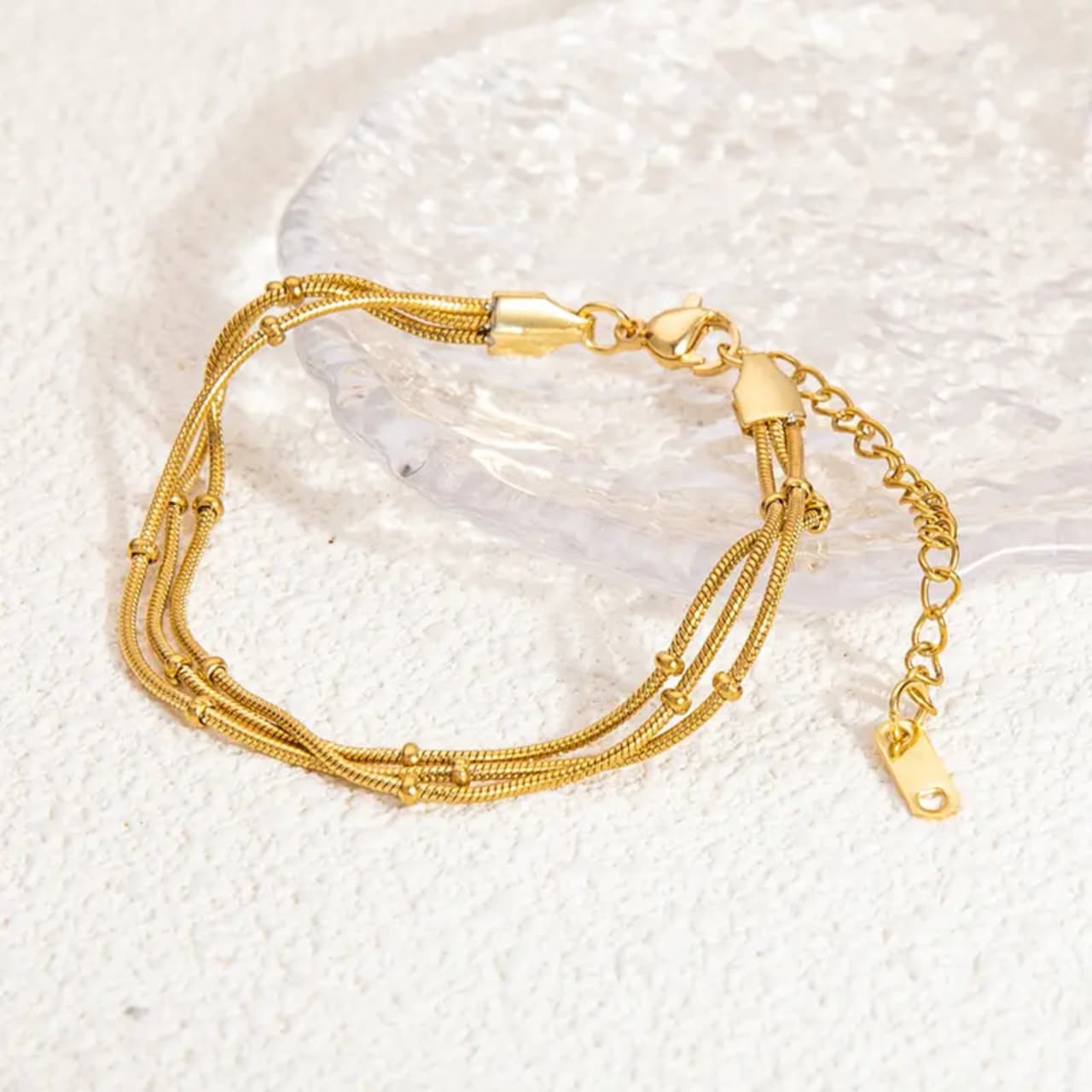 Three Layer Ball Bracelet