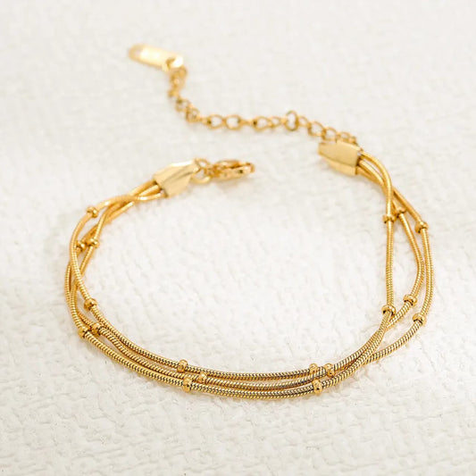 Three Layer Ball Bracelet