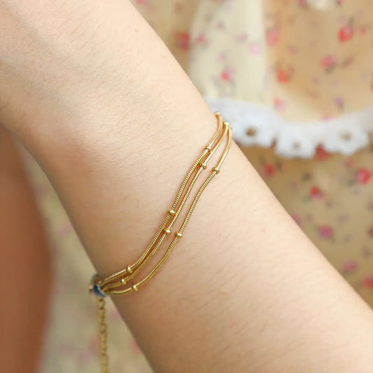 Three Layer Ball Bracelet