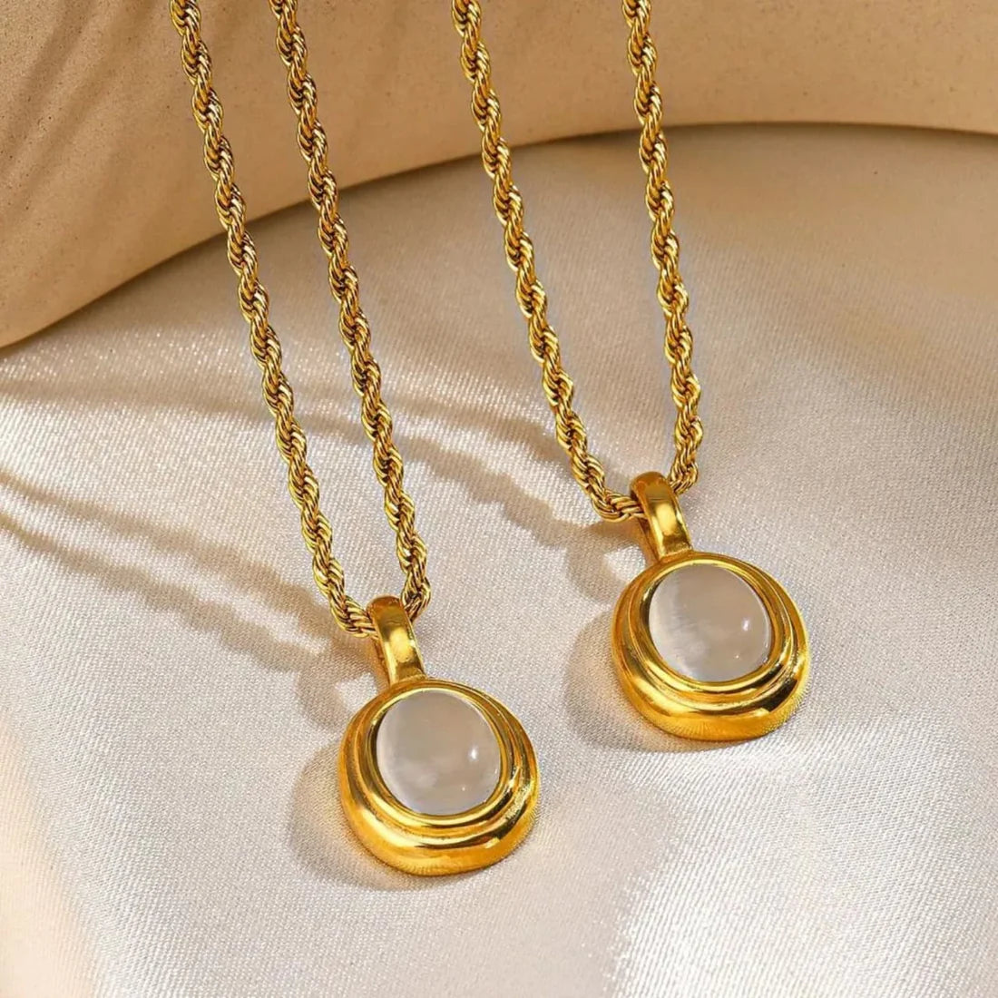 White Rope Chain Necklace