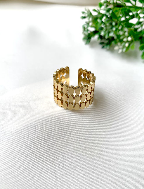 Golden Loop Ring