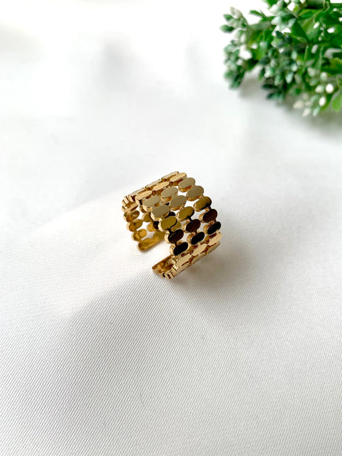 Golden Loop Ring